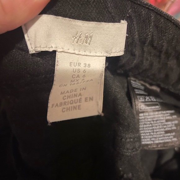 Black mid rise jeans H&M - Picture 3 of 3